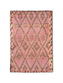 Hand Knotted Woollen Berber Rug Terra/Orange 180x280