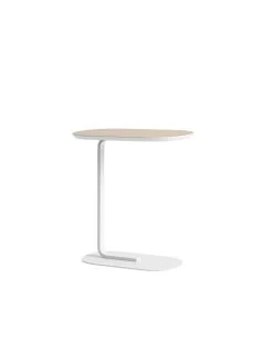 Muuto Relate Side Table | Oak Laminate/off-white