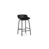Normann Copenhagen Hyg Barstool 65cm - Black/Steel