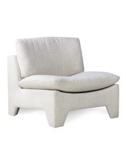 Retro Lounge Fauteil - Boucle Cream