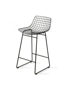 Wire Bar Stool - Black