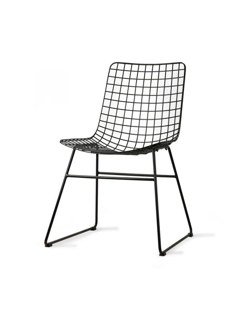 Metal Wire Chair - Black 1 Metal Wire Chair - Black