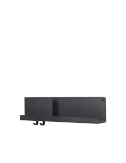 Muuto Medium Folded Shelf 63x16.5cm | Black