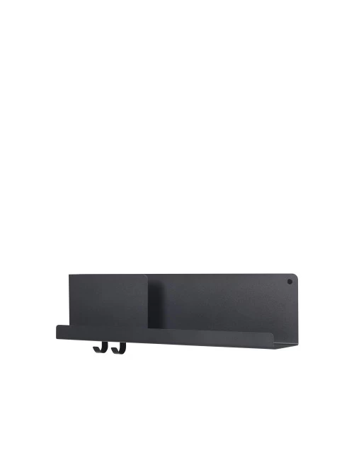 Muuto Medium Folded Shelf 63x16.5cm | Black 1 Muuto Medium Folded Shelf 63x16.5cm | Black