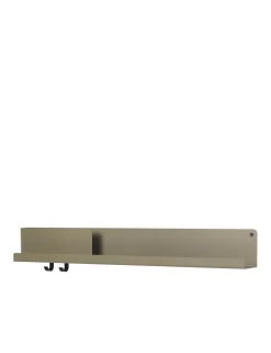 Muuto Large Folded Shelf 96x13cm | Olive Green