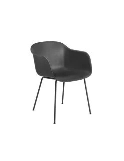 Muuto Armchair Fiber Tube Base | Black/metal Base