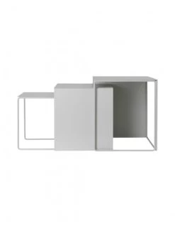 Ferm LIVING Cluster Tables (set Of 3) - Light Grey