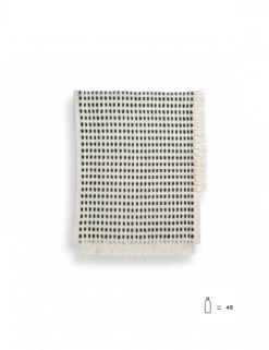 Ferm LIVING Mat Way | Off-white/blue