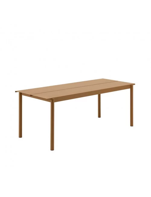 Muuto Linear Steel Table | 200cm/burnt Orange 1 Muuto Linear Steel Table | 200cm/burnt Orange
