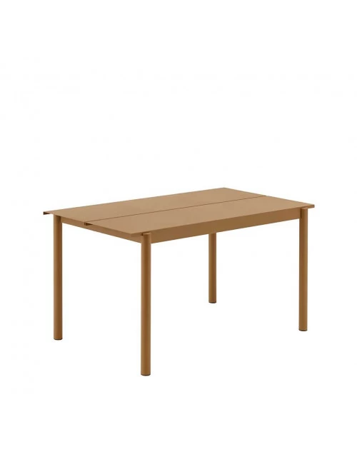 Muuto Linear Steel Table | 140cm/burnt Orange 1 Muuto Linear Steel Table | 140cm/burnt Orange