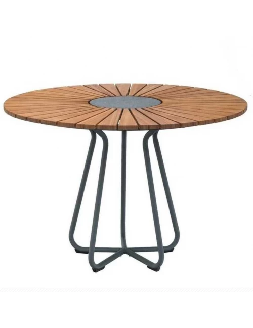 Ronde Tuintafel Circle Ø110 | Bamboe 1 Ronde Tuintafel Circle Ø110 | Bamboe