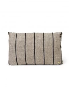 Ferm LIVING Clean Cushion Pasadena | Sand/black