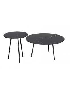 Coffee Tables George & Gaspar | Ceramic Nero Marquina