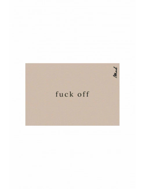 Mat Alicia Scraper (outdoor) | Fuck Off 1 Mat Alicia Scraper (outdoor) | Fuck Off