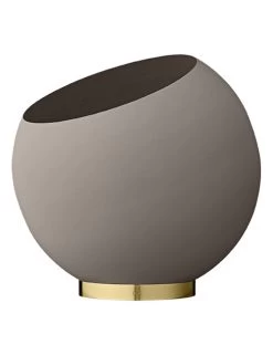 AYTM Globe Flower Pot L ⌀37cm | Taupe