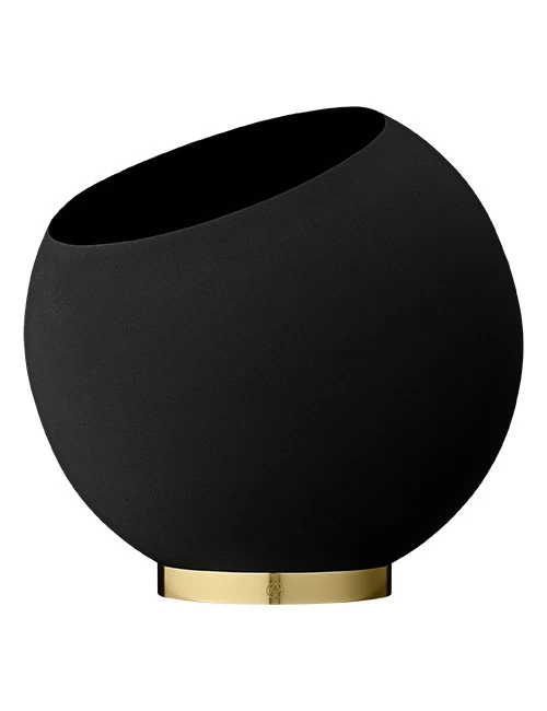 AYTM Globe Flower Pot L ⌀37cm | Black 1 AYTM Globe Flower Pot L ⌀37cm | Black