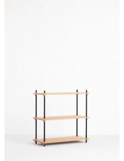 Moebe Shelving System - Low, Single, Oak