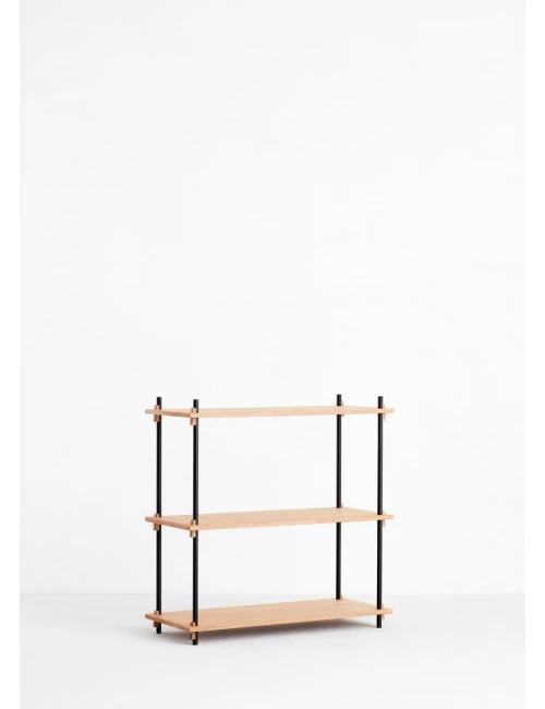 Moebe Shelving System - Low, Single, Oak 1 Moebe Shelving System - Low, Single, Oak