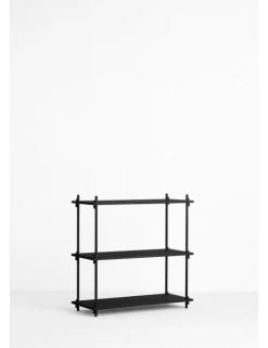 Moebe Shelving System - Low, Single, Black