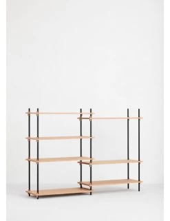 Moebe Shelving System - Medium, Double, Oak