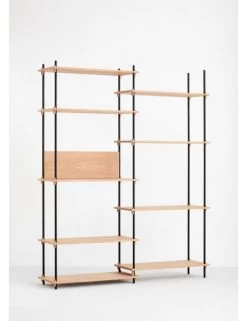Moebe Shelving System - Tall, Double, Oak
