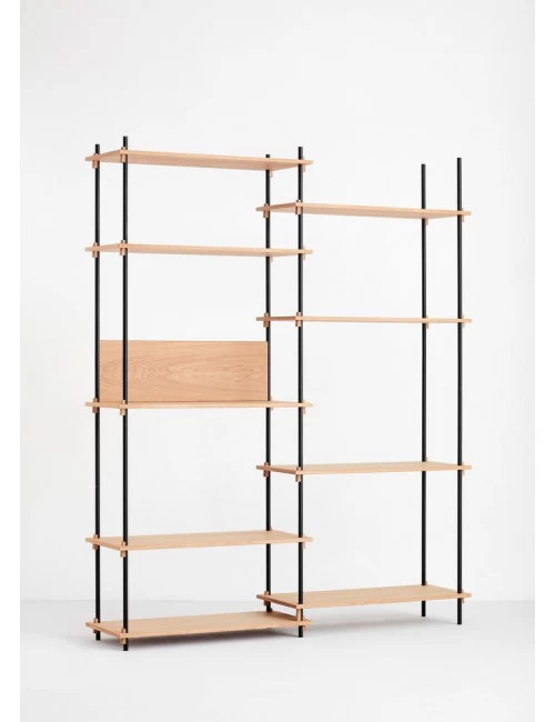 Moebe Shelving System - Tall, Double, Oak 1 Moebe Shelving System - Tall, Double, Oak