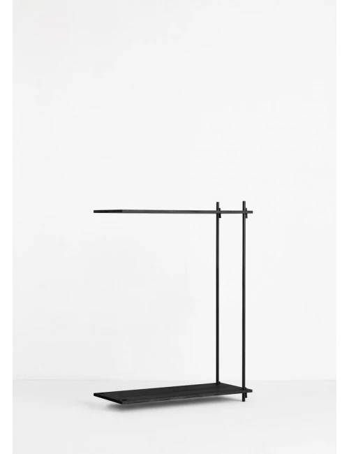 Moebe Shelving System Extension Unit - Medium, Black 1 Moebe Shelving System Extension Unit - Medium, Black