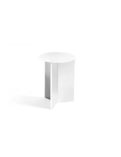 Hay Slit Table Round High | Ø35 White