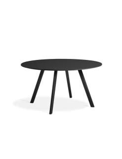 Hay CPH 25 Table Ø140 | Black Oak/black Linoleum