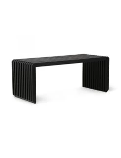 JAX Slatted Bench | Black