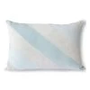 Striped Velvet Cushion | Ice Blue