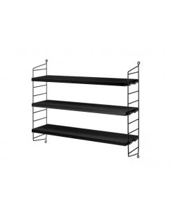 String Pocket | Black/black Stained Ash