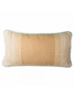 Cushion Hand Woven Wool (38x74) | Camel