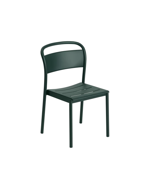 Muuto Linear Steel Side Chair | Dark Green 1 Muuto Linear Steel Side Chair | Dark Green