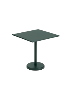 Muuto Linear Steel Café Table | Dark Green