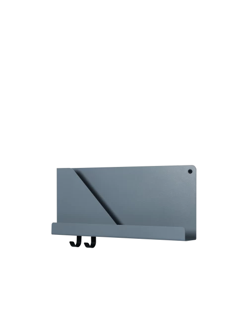Muuto Medium Folded Shelf 51x22cm | Blue Grey 1 Muuto Medium Folded Shelf 51x22cm | Blue Grey
