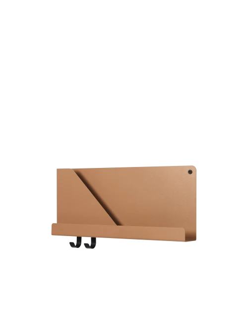 Muuto Medium Folded Shelf 51x22cm | Burnt Orange 1 Muuto Medium Folded Shelf 51x22cm | Burnt Orange