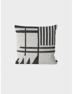 Ferm LIVING Cushion Kelim | Black Lines