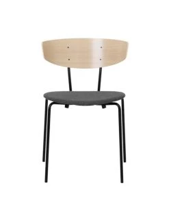 Ferm LIVING Herman Chair Upholstered - Oak/Light Grey