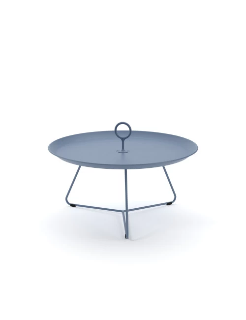 Outdoor Eyelet Tray Table | Ø70 Pigeon Blue 1 Outdoor Eyelet Tray Table | Ø70 Pigeon Blue