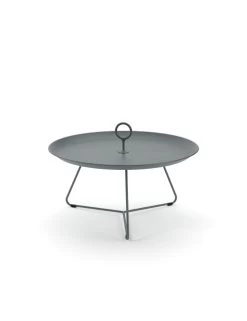 Outdoor Eyelet Tray Table | Ø70 Dark Grey