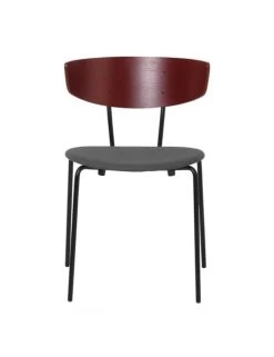 Ferm LIVING Herman Chair Upholstered - Red/Brown