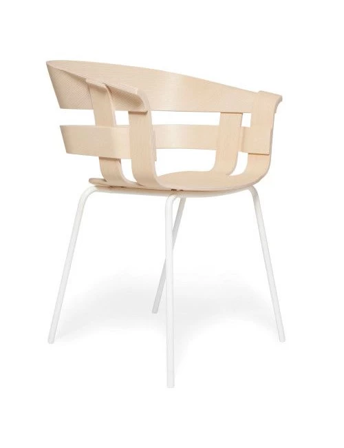 Design House Stockholm Wick Tube Stool - Ash/white 1 Design House Stockholm Wick Tube Stool - Ash/white