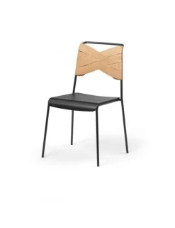 Design House Stockholm Torso Chair - Leather/black