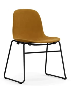 Normann Copenhagen Form Chair Stacking Full Uph. Steel - City Velvet Vo CA7832/060