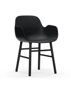Normann Copenhagen Form Armchair - Black/Wood
