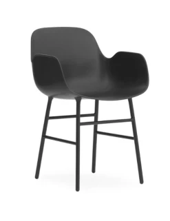 Normann Copenhagen Form Armchair - Steel/Black