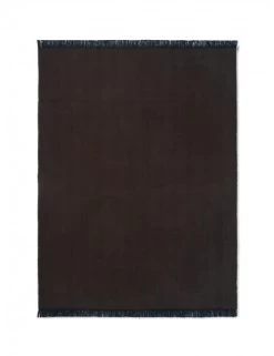 Ferm LIVING Herringbone Blanket | Dark Coffee