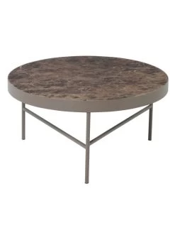 Ferm LIVING Marble Table - Brown - Large