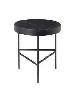Ferm LIVING Marble Table - Black - Medium